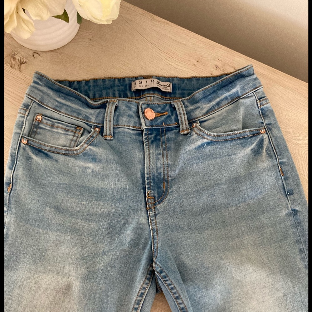 Denim Co. Light Wash Skinny Jeans